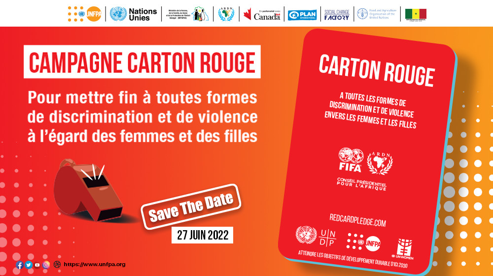 Lancement de la campagne Carton Rouge au Sénégal
