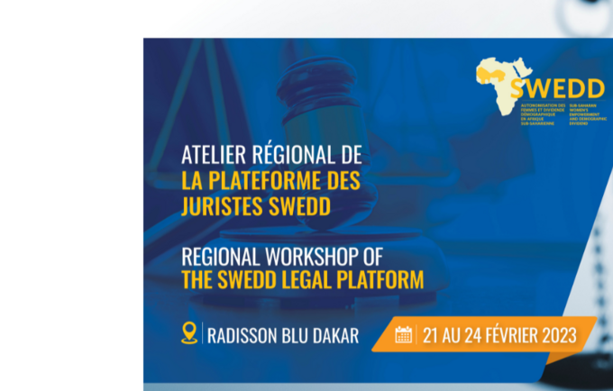 Communiqué de presse- Atelier Régional de la plateforme des juristes du SWEDD