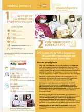 Contribution de UNFPA Sénégal en réponse à la COVID-19: Rapport de situation numéro 2 du 15 mai au 4 juin 2020